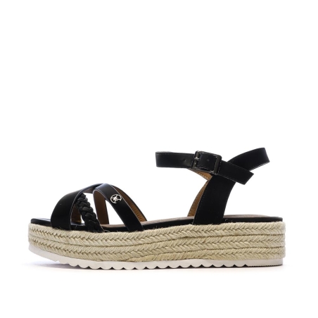 Sandales Noires Femme Chattawak Summers