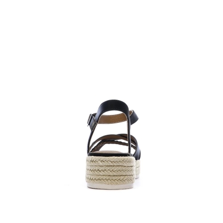 Sandales Noires Femme Chattawak Summers