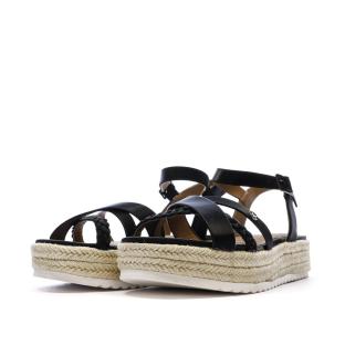 Sandales Noires Femme Chattawak Summers
