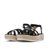 Sandales Noires Femme Chattawak Summers