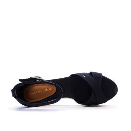 Sandales Marine Femme Tommy Hilfiger Flag Criss-cros