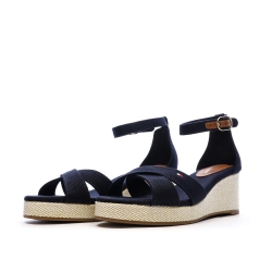 Sandales Marine Femme Tommy Hilfiger Flag Criss-cros