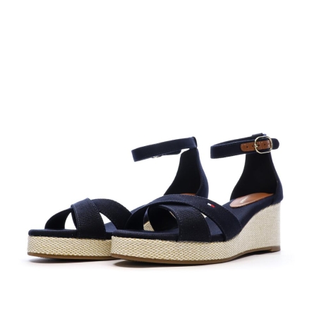Sandales Marine Femme Tommy Hilfiger Flag Criss-cros