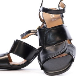 Sandales Noires Femme Geox Neraklia