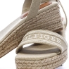 Sandales Beiges Femme Tommy Hilfiger Espad