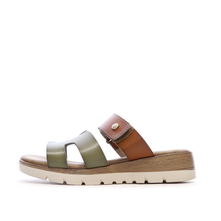 Sandales Kaki/Marron Femme Xti 144125
