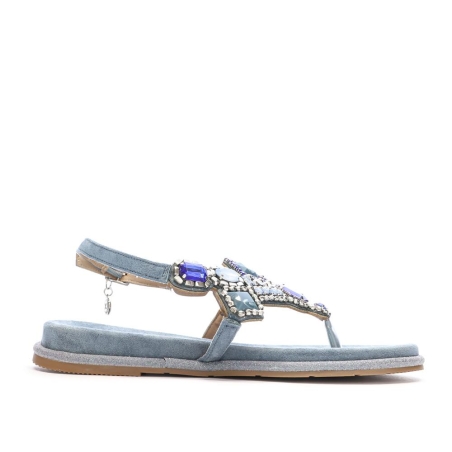 Sandales Bleu à Bijoux Femme XTI 144017