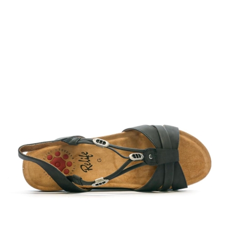 Sandales Noir Femme RELIFE Jyltane