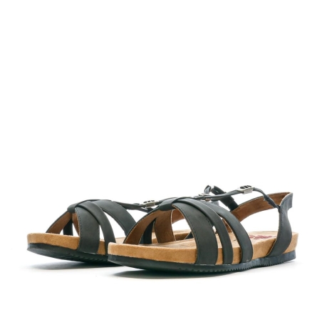 Sandales Noir Femme RELIFE Jyltane