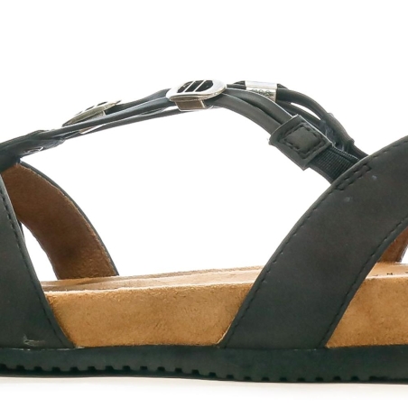 Sandales Noir Femme RELIFE Jyltane