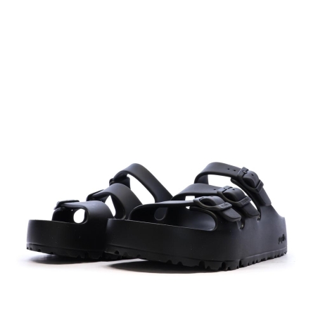 Sandales Noires Femme Birkenstock Florida Flex