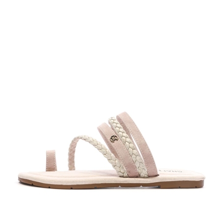 Sandales Beige Femme Chattawak TIFA