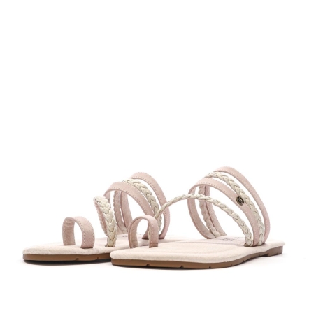 Sandales Beige Femme Chattawak TIFA