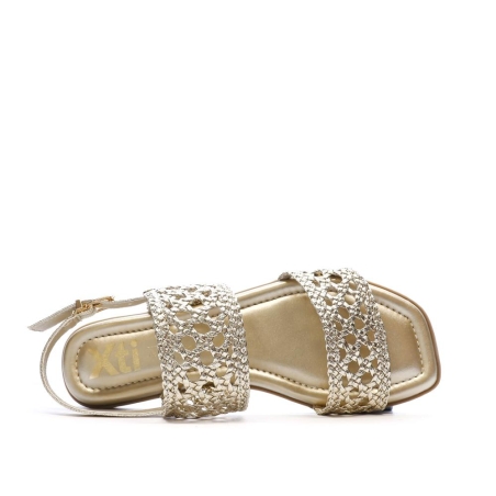 Sandales Doré Femme Xti Plomb