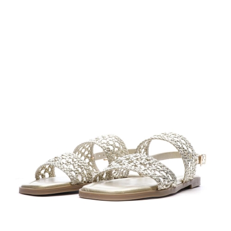 Sandales Doré Femme Xti Plomb