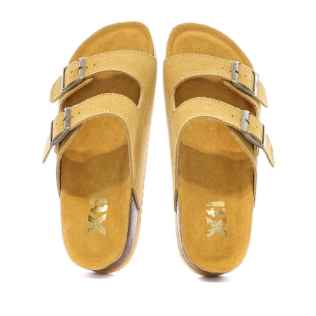Sandales Jaunes Femme Xti Cuir 142552