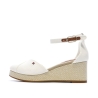 Sandales Blanches Femme Tommy Hilfiger FW0FW08657