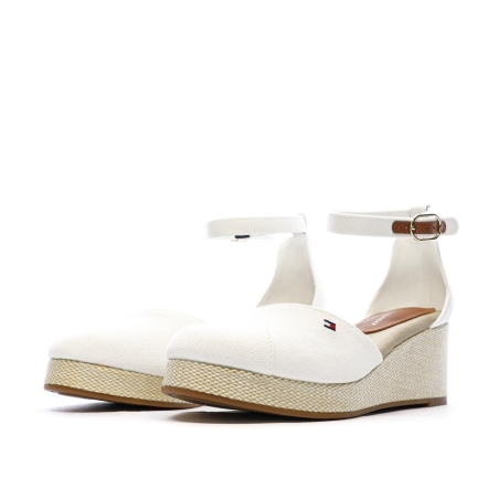 Sandales Blanches Femme Tommy Hilfiger FW0FW08657