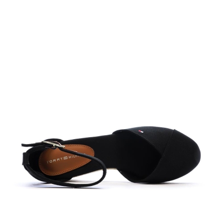 Sandales Noires Femme Tommy Hilfiger FW0FW08657