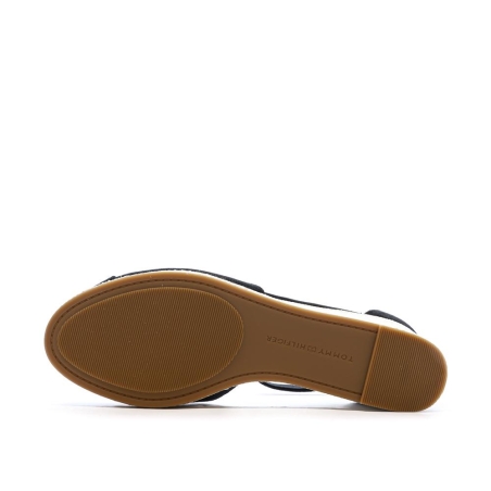 Sandales Noires Femme Tommy Hilfiger FW0FW08657