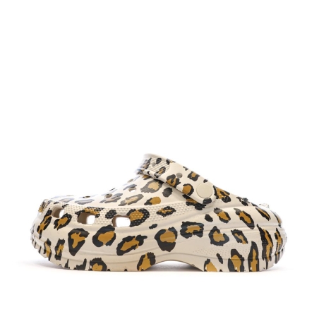 Sabots à Plateforme Beige à Motifs Femme XTI 143888