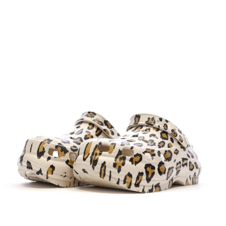 Sabots à Plateforme Beige à Motifs Femme XTI 143888