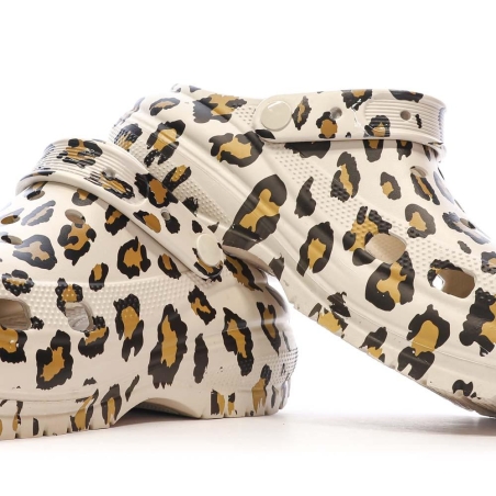 Sabots à Plateforme Beige à Motifs Femme XTI 143888
