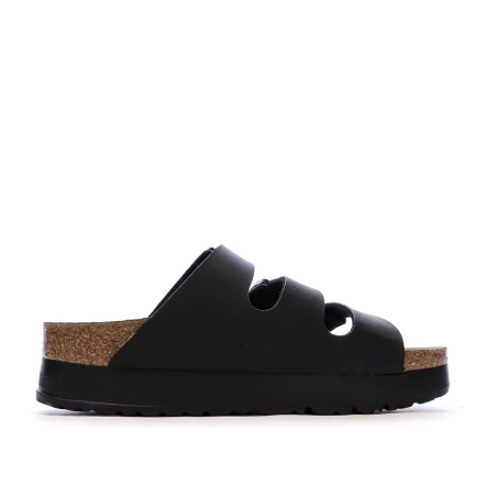 Sandales Noires Femme Birkenstock Arizona Papflex