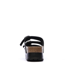 Sandales Noires Femme Birkenstock Arizona Papflex