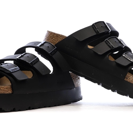 Sandales Noires Femme Birkenstock Arizona Papflex