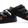 Sandales Noires Femme Birkenstock Arizona Papflex