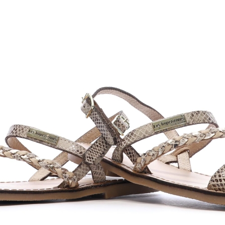 Sandales Taupe Femme Les Tropéziennes Batresse