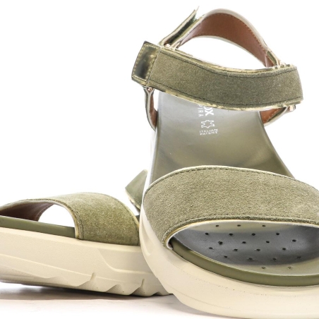Sandales Kaki Femme Geox Xand