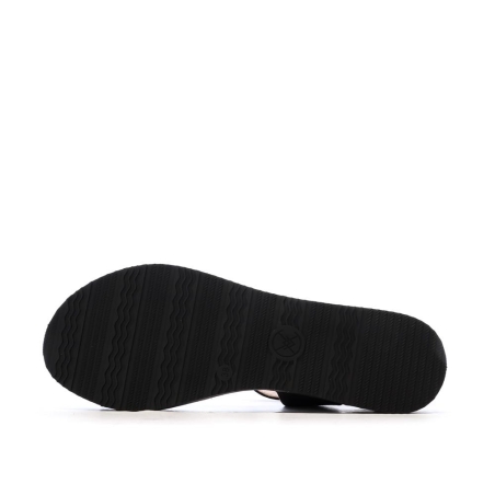 Sandales Noir paille Femme Chattawak Summer