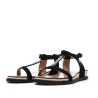 Sandales Noir paille Femme Chattawak Summer