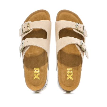 Sandales Beige Femme Xti Cuir 142552