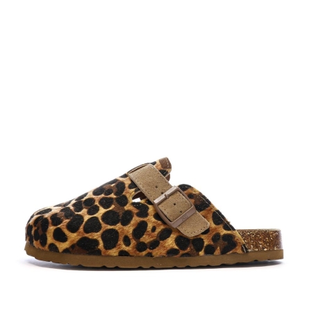 Sabots Noir/Camel à Imprimés Femme Xti 142871