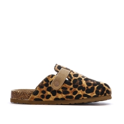 Sabots Noir/Camel à Imprimés Femme Xti 142871