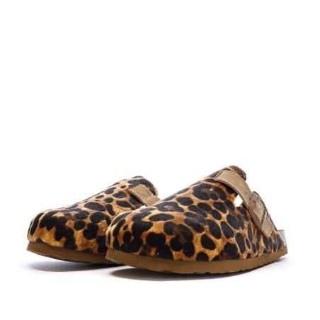 Sabots Noir/Camel à Imprimés Femme Xti 142871
