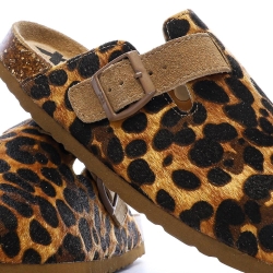 Sabots Noir/Camel à Imprimés Femme Xti 142871