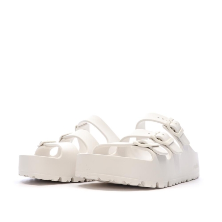Sandales Blanches Femme Birkenstock Florida