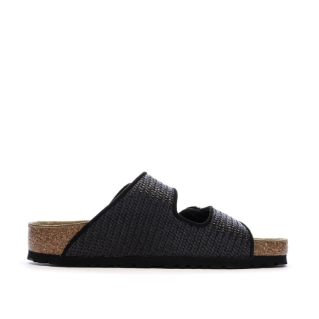 Sandales Noires Femme Birkenstock Arizona Big Buckle
