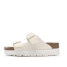 Sandales Beige Femme Birkenstock Arizona Papflex