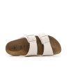 Sandales Beige Femme Birkenstock Arizona Papflex