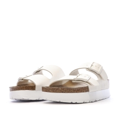 Sandales Beige Femme Birkenstock Arizona Papflex