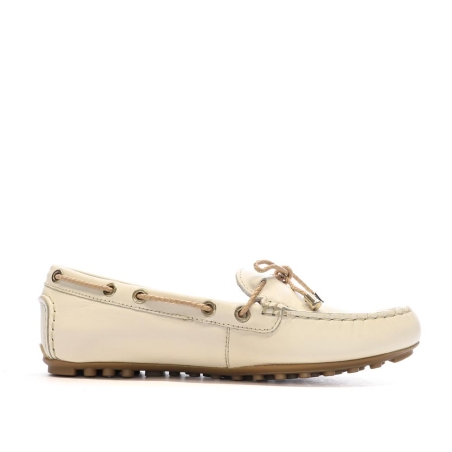 Mocassins Beige Femme Geox Leelyan
