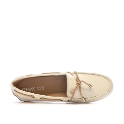 Mocassins Beige Femme Geox Leelyan