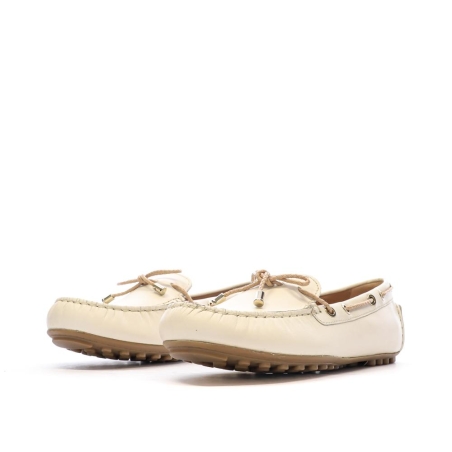 Mocassins Beige Femme Geox Leelyan