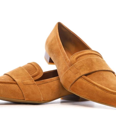 Mocassins Marron Femme Geox Charyssa