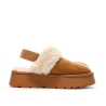 Sabots fourrés à élastique Camel Femme Xti Microfiber
